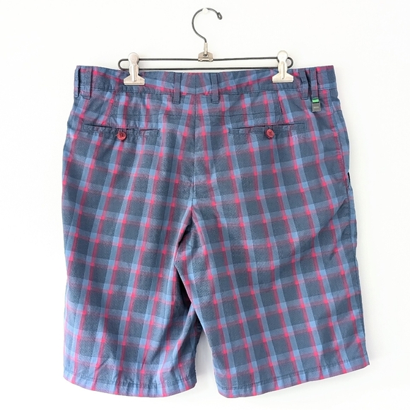 BOSS Hugo Boss Golf Plaid Short In Size 36 - Picture 5 of 7